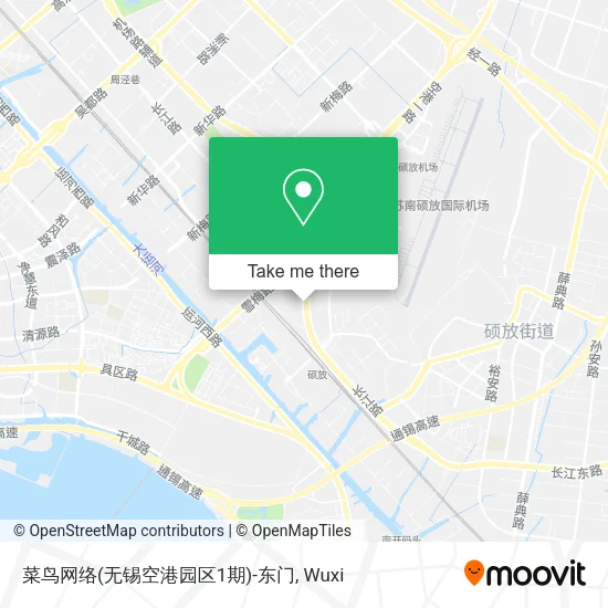 菜鸟网络(无锡空港园区1期)-东门 map