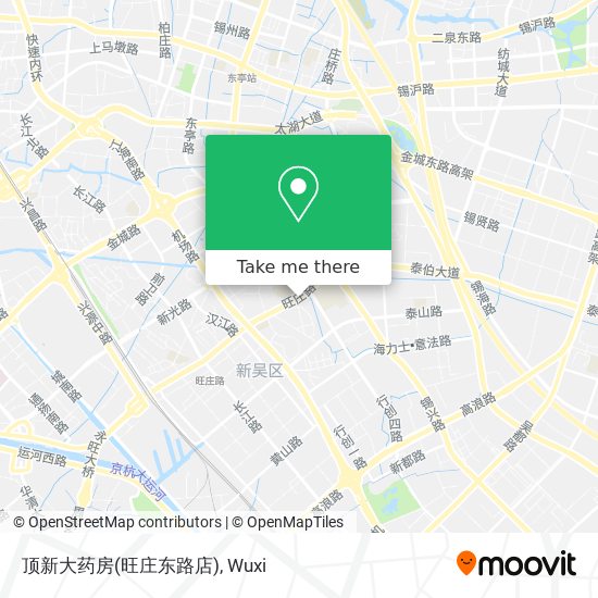 顶新大药房(旺庄东路店) map