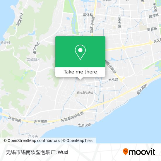 无锡市锡南软塑包装厂 map