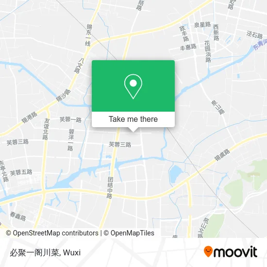 必聚一阁川菜 map