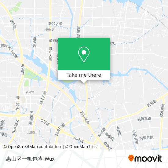 惠山区一帆包装 map