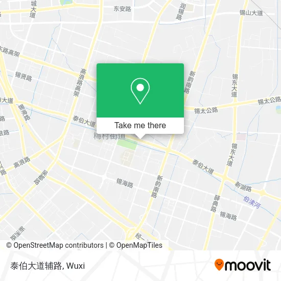 泰伯大道辅路 map