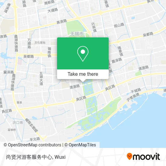 尚贤河游客服务中心 map