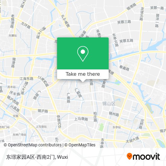 东璟家园A区-西南2门 map
