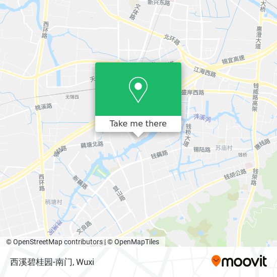 西溪碧桂园-南门 map