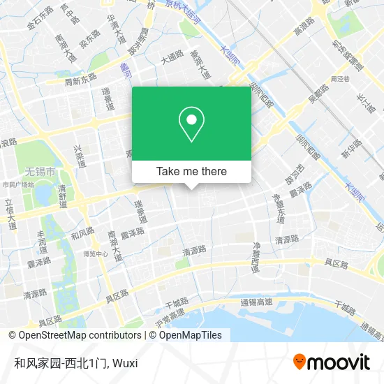 和风家园-西北1门 map