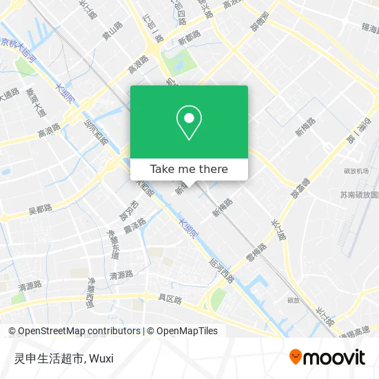 灵申生活超市 map