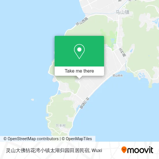 灵山大佛拈花湾小镇太湖归园田居民宿 map