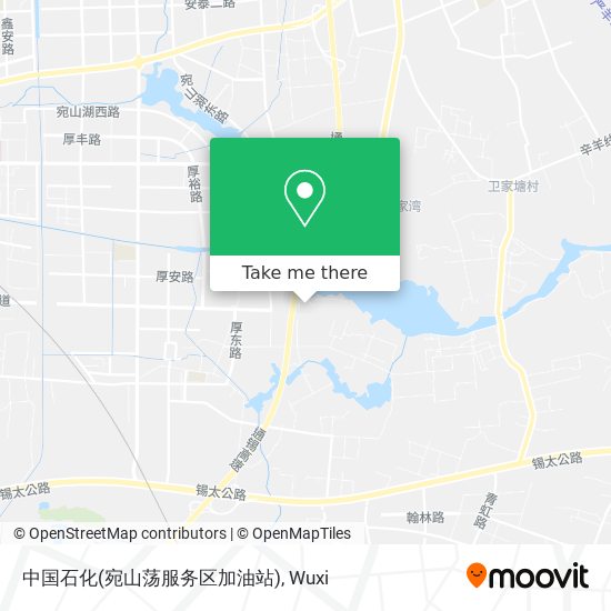 中国石化(宛山荡服务区加油站) map