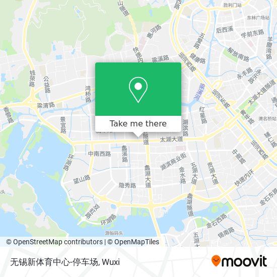 无锡新体育中心-停车场 map
