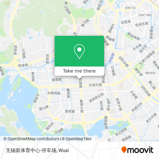 无锡新体育中心-停车场 map