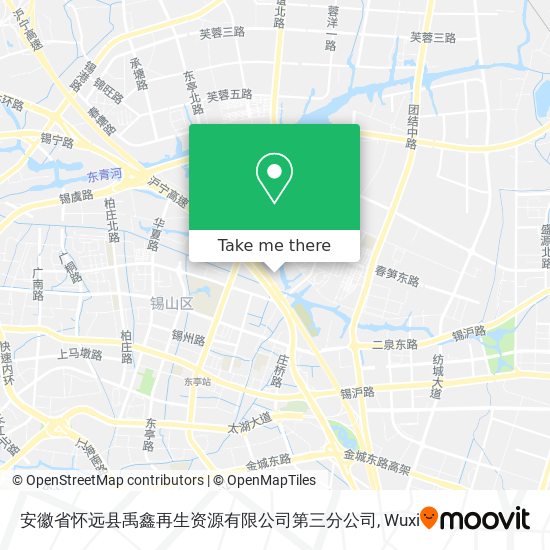 安徽省怀远县禹鑫再生资源有限公司第三分公司 map