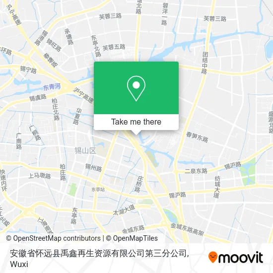 安徽省怀远县禹鑫再生资源有限公司第三分公司 map