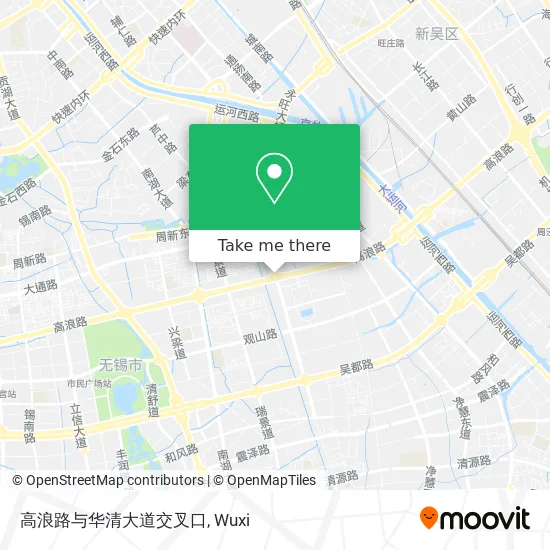 高浪路与华清大道交叉口 map