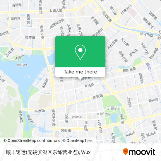 顺丰速运(无锡滨湖区东绛营业点) map