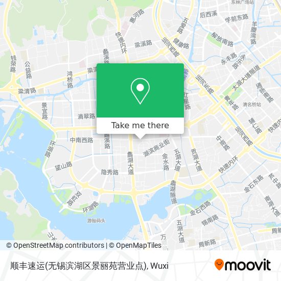顺丰速运(无锡滨湖区景丽苑营业点) map