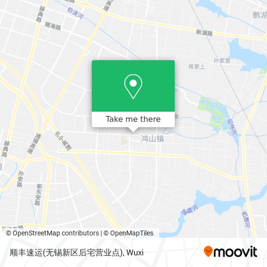 顺丰速运(无锡新区后宅营业点) map