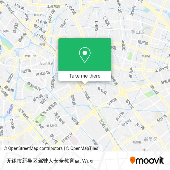 无锡市新吴区驾驶人安全教育点 map