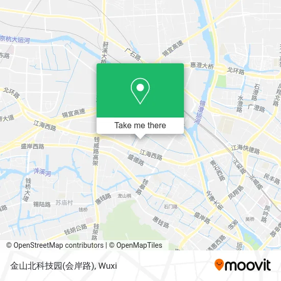 金山北科技园(会岸路) map