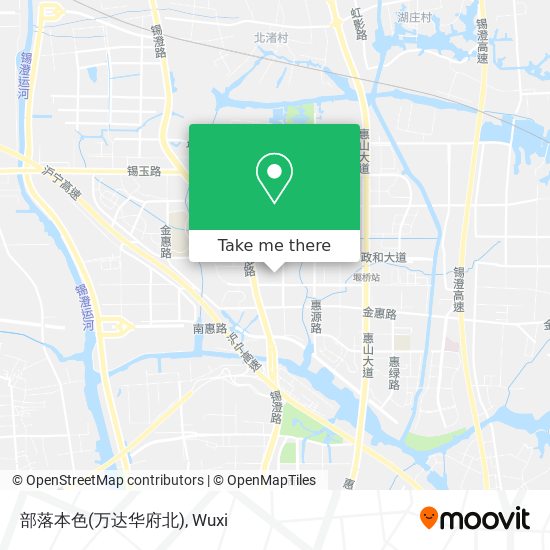 部落本色(万达华府北) map