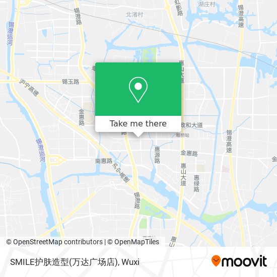 SMILE护肤造型(万达广场店) map