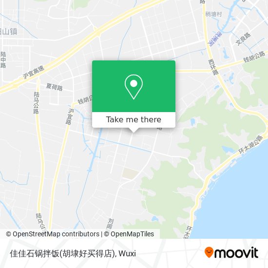 佳佳石锅拌饭(胡埭好买得店) map