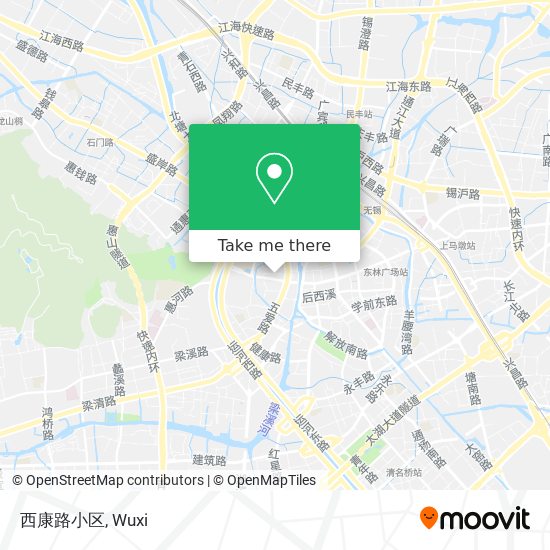 西康路小区 map