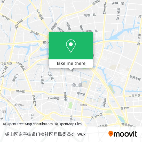 锡山区东亭街道门楼社区居民委员会 map