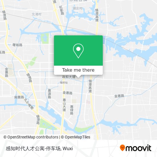 感知时代人才公寓-停车场 map