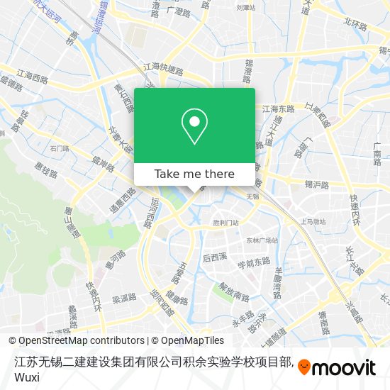 江苏无锡二建建设集团有限公司积余实验学校项目部 map