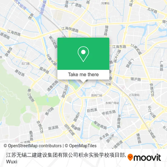 江苏无锡二建建设集团有限公司积余实验学校项目部 map