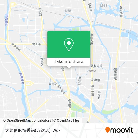 大师傅麻辣香锅(万达店) map