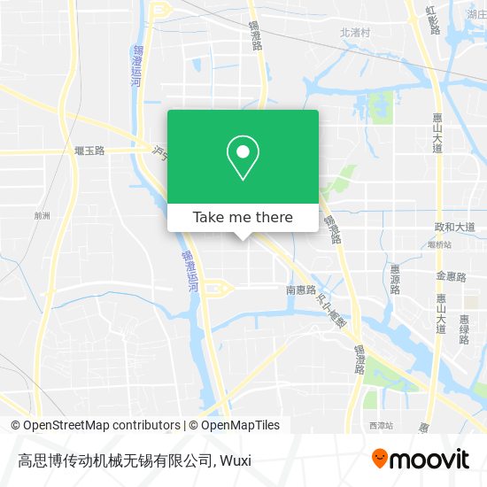 高思博传动机械无锡有限公司 map