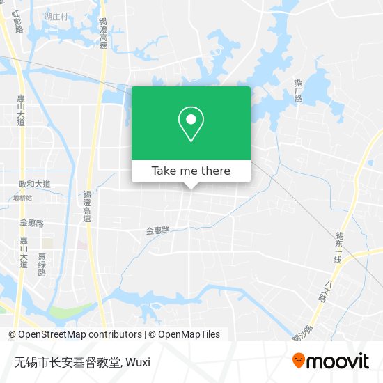 无锡市长安基督教堂 map