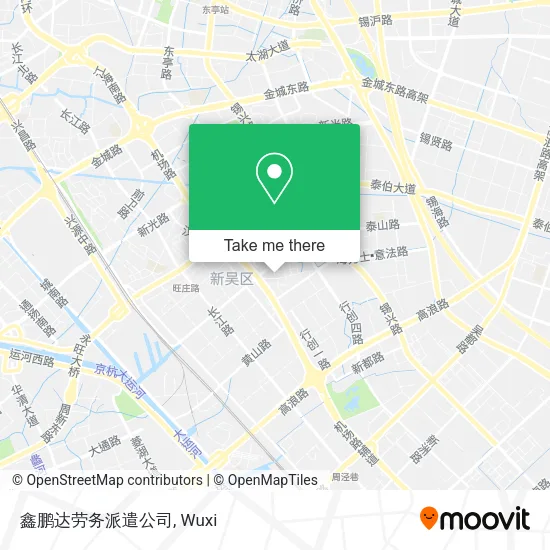 鑫鹏达劳务派遣公司 map