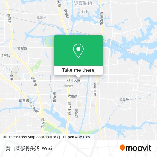 黄山菜饭骨头汤 map