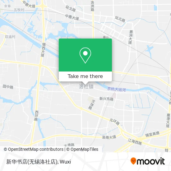 新华书店(无锡洛社店) map