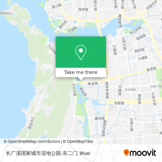 长广溪国家城市湿地公园-东二门 map