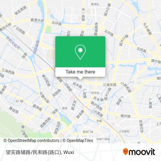 望宾路辅路/民和路(路口) map