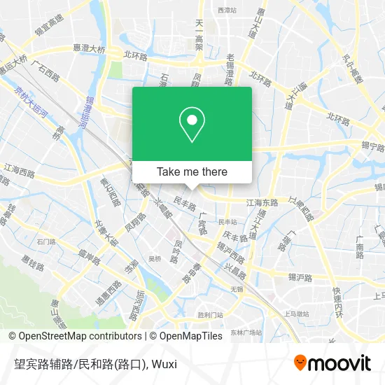 望宾路辅路/民和路(路口) map