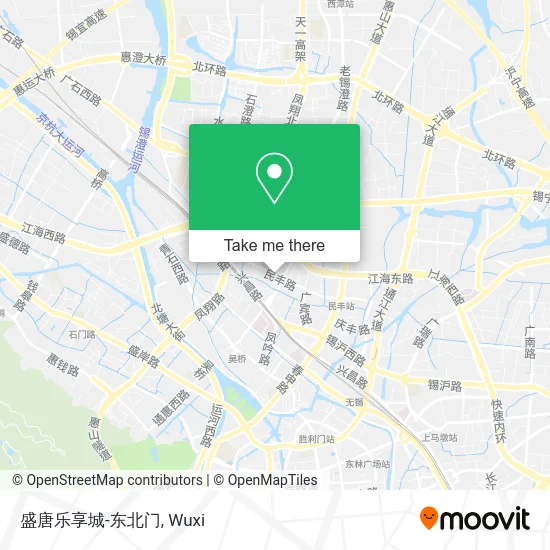 盛唐乐享城-东北门 map