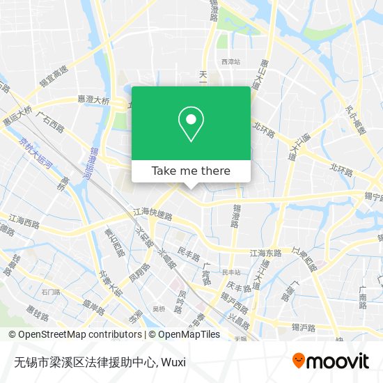 无锡市梁溪区法律援助中心 map