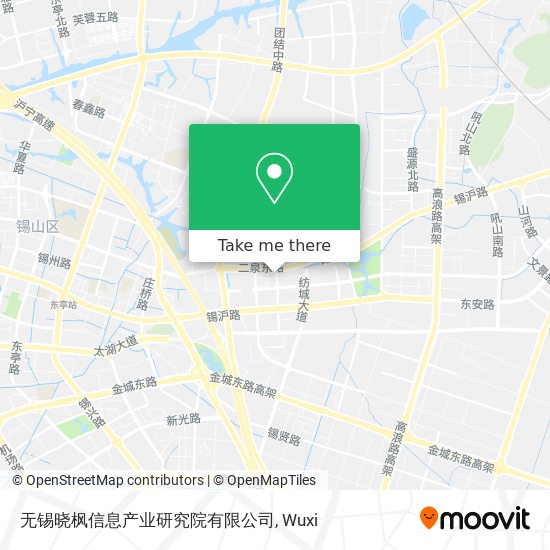 无锡晓枫信息产业研究院有限公司 map