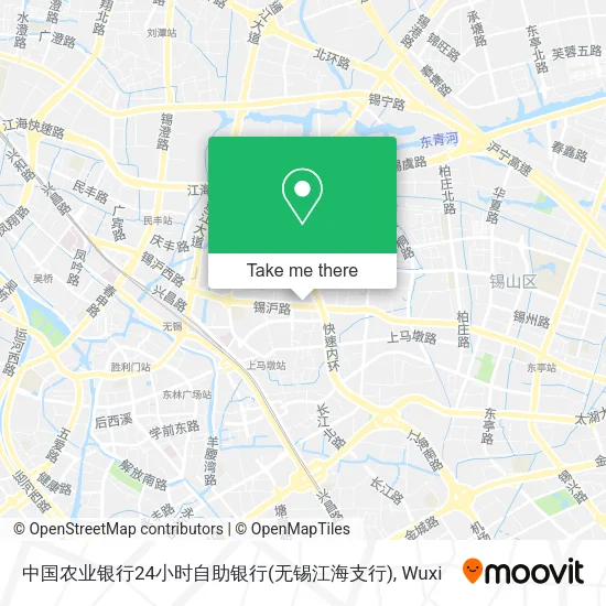 中国农业银行24小时自助银行(无锡江海支行) map
