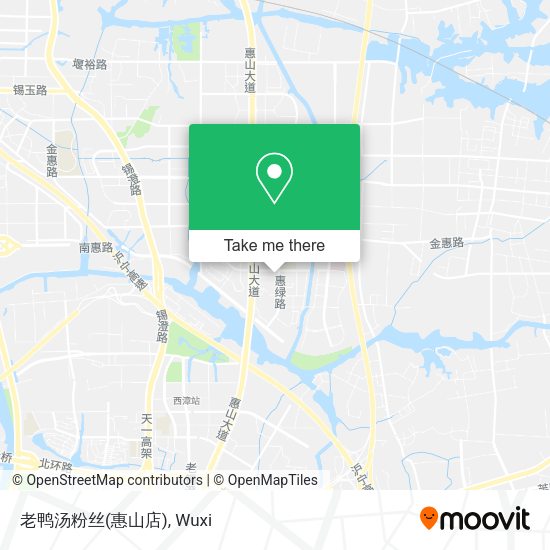 老鸭汤粉丝(惠山店) map