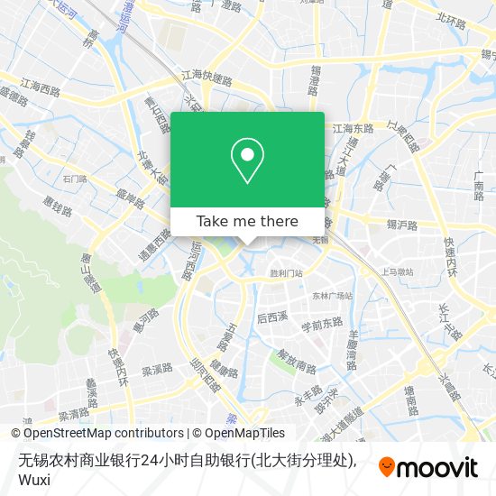 无锡农村商业银行24小时自助银行(北大街分理处) map