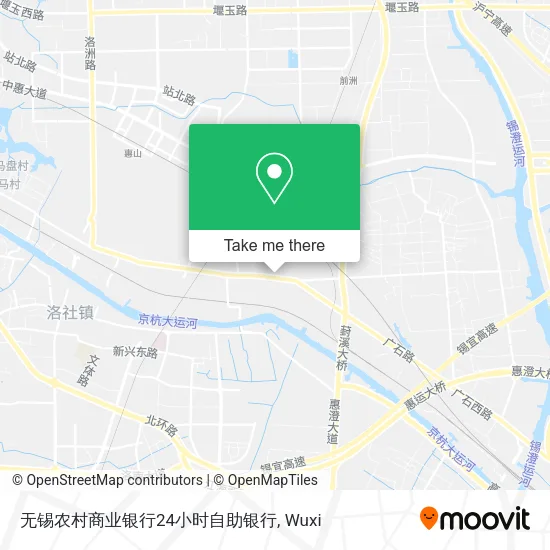 无锡农村商业银行24小时自助银行 map