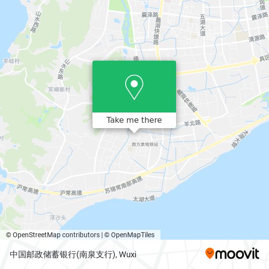 中国邮政储蓄银行(南泉支行) map