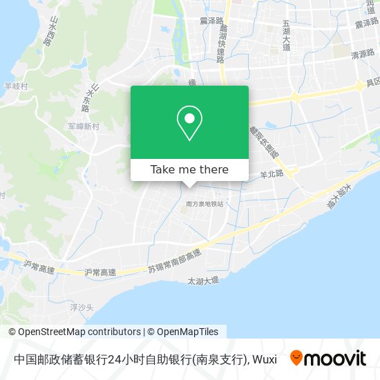 中国邮政储蓄银行24小时自助银行(南泉支行) map