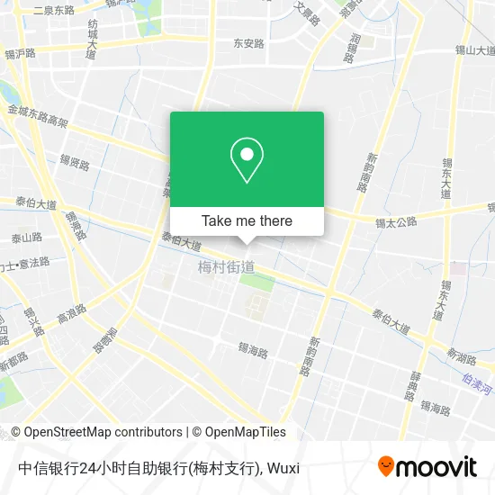 中信银行24小时自助银行(梅村支行) map